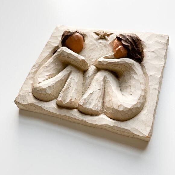 Willow Tree Friendship Wall Plaque Susan Lordi Demdaco - Picture 2 of 6